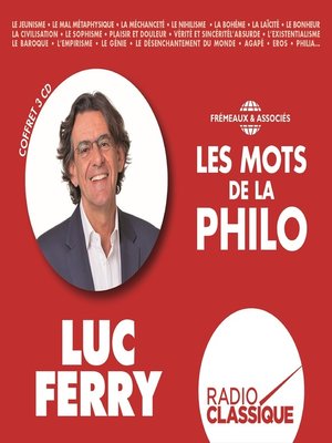 cover image of Les mots de la philo
